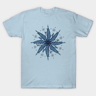 Snowman Swirl V2 T-Shirt